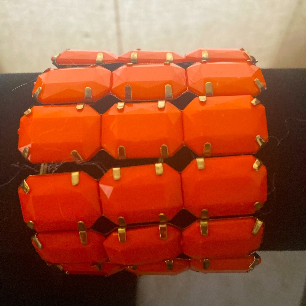 Vintage Orange elastic bracelet